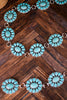 Ride For the Brand Darlin' Turquoise Floral Concho Link Belt
