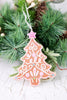 Colorful Gingerbread Christmas Tree Ornament