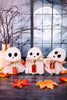 Blocky Ghost Tabletop Halloween Wooden Sitters (Three Styles)