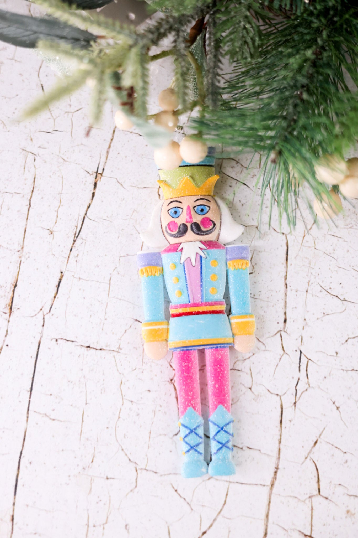 6" Colorful Glittering Nutcracker Ornaments (3 Styles)