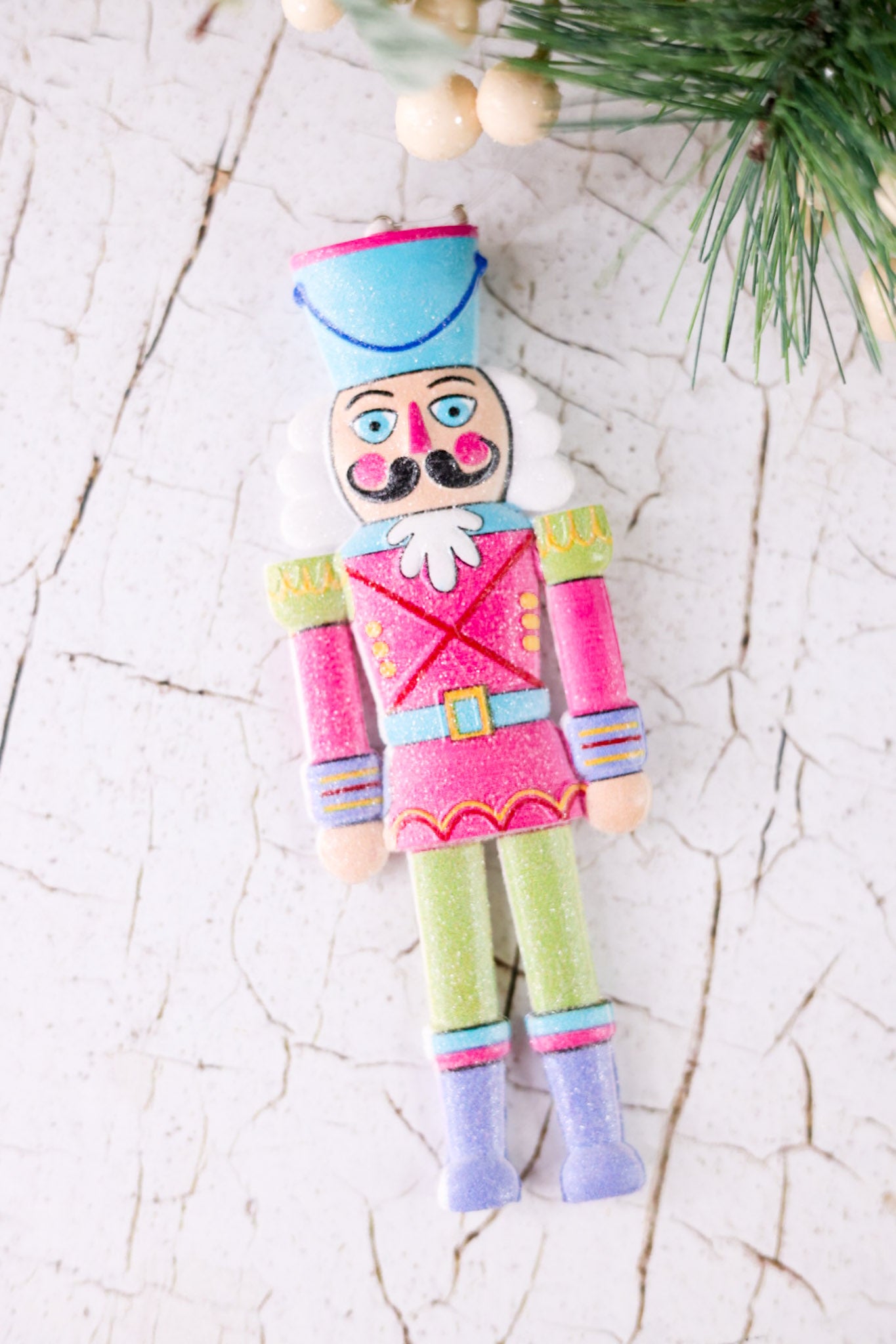 6" Colorful Glittering Nutcracker Ornaments (3 Styles)