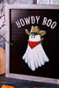 Cowboy Ghost Halloween Wall Sign