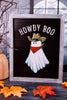 Cowboy Ghost Halloween Wall Sign