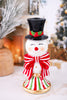 Happy Snowman Candle Stick Holder (2 Sizes)