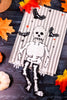 Beaded Skeleton Hand Towel With Dangling Legs
