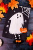 Embroidered Ghost Hand Towel With Dangling Legs