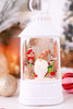 LED Lantern With Winter Wonderland Gnome Scene