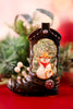 5.75" Snowman Cowboy Boot Glittering LED Snowglobe