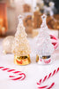 5" Light Up Swirling Glitter Christmas Tree (2 Colors)