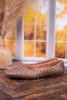 Right There Woven Bronze Flats