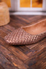 Right There Woven Bronze Flats