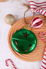 5.25" Flat Metal Bell Ornament (4 Colors)