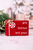 Christmas Wooden Blocks With Twine & Charm (2 Styles)