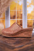 Marley Antique Bronze Round Toe Wedges