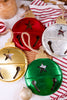 7.5" Flat Metal Bell Ornaments (4 Colors)