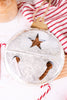 9.5" Flat Metal Bell Ornaments (4 Colors)