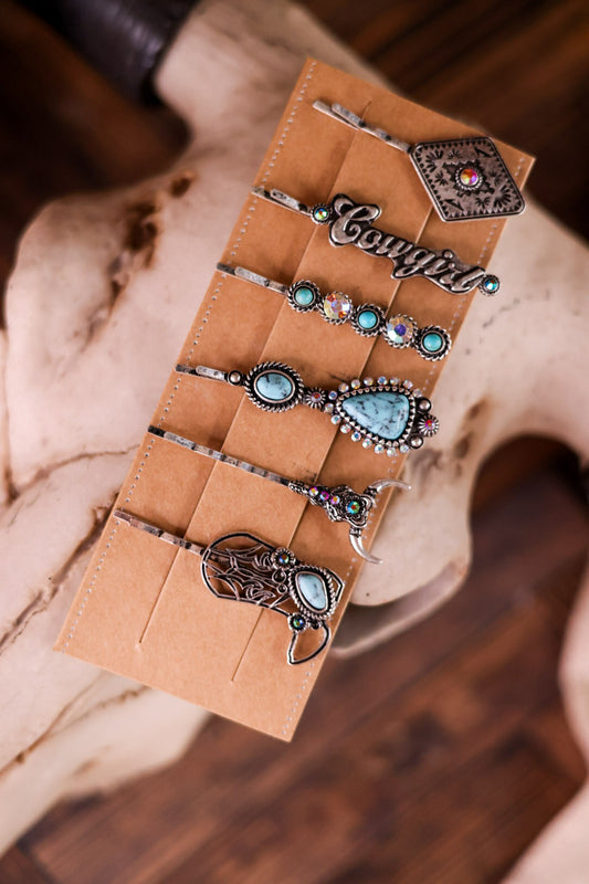 Cowgirl Bobby Pin Set