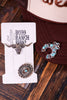 Magnetic Western Inspired Hat Pins in Silver and Turquoise