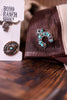Magnetic Western Inspired Hat Pins in Silver and Turquoise