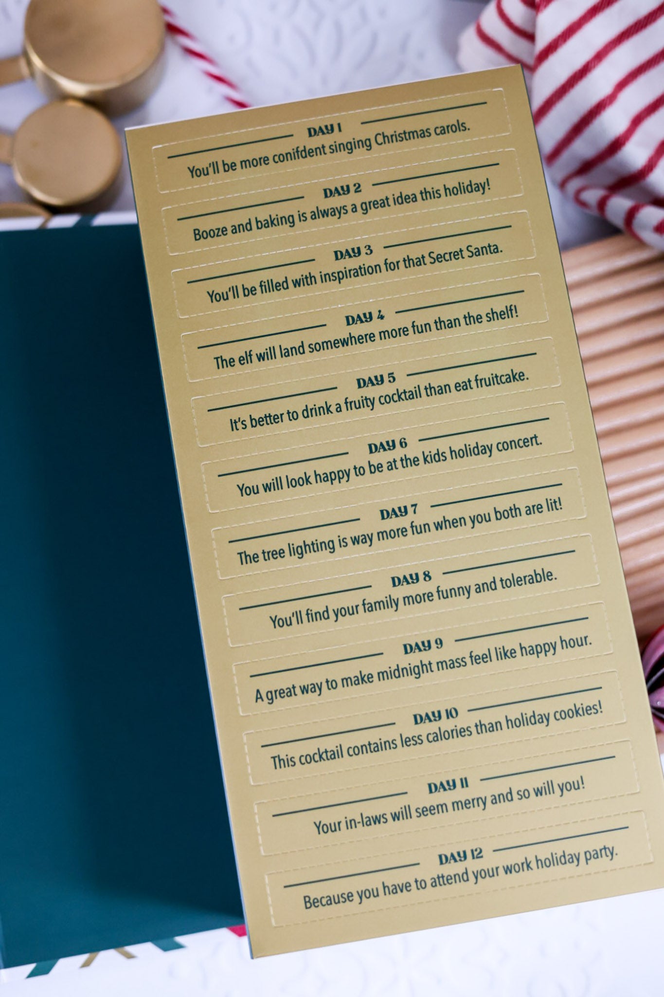 12 Days Of Cocktails Advent Calendar