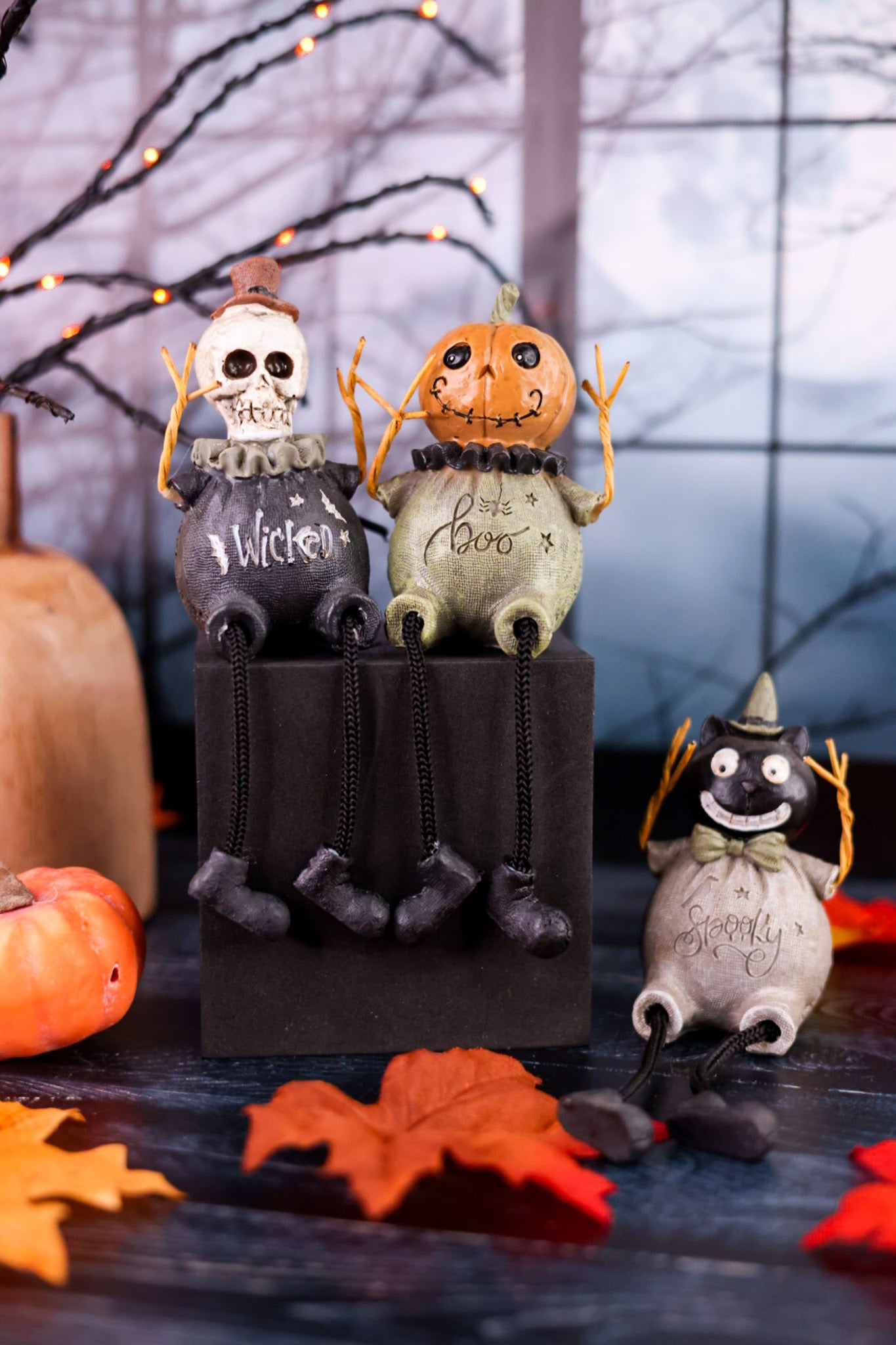 Spooky Critter Halloween Shelf Sitters (3 Styles)