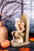 Skeleton On Tombstone Toilet Resin Figure