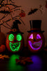 Resin Jack-O-Lantern With Infinity Mirror Light (2 Styles)