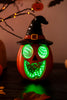 Resin Jack-O-Lantern With Infinity Mirror Light (2 Styles)