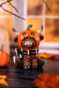 4.5" Resin Jack-O-Lantern Highland Cows (2 Styles)
