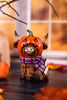 4.5" Resin Jack-O-Lantern Highland Cows (2 Styles)
