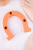 Terracotta Nashville Ceramic Horseshoe Taper Holder