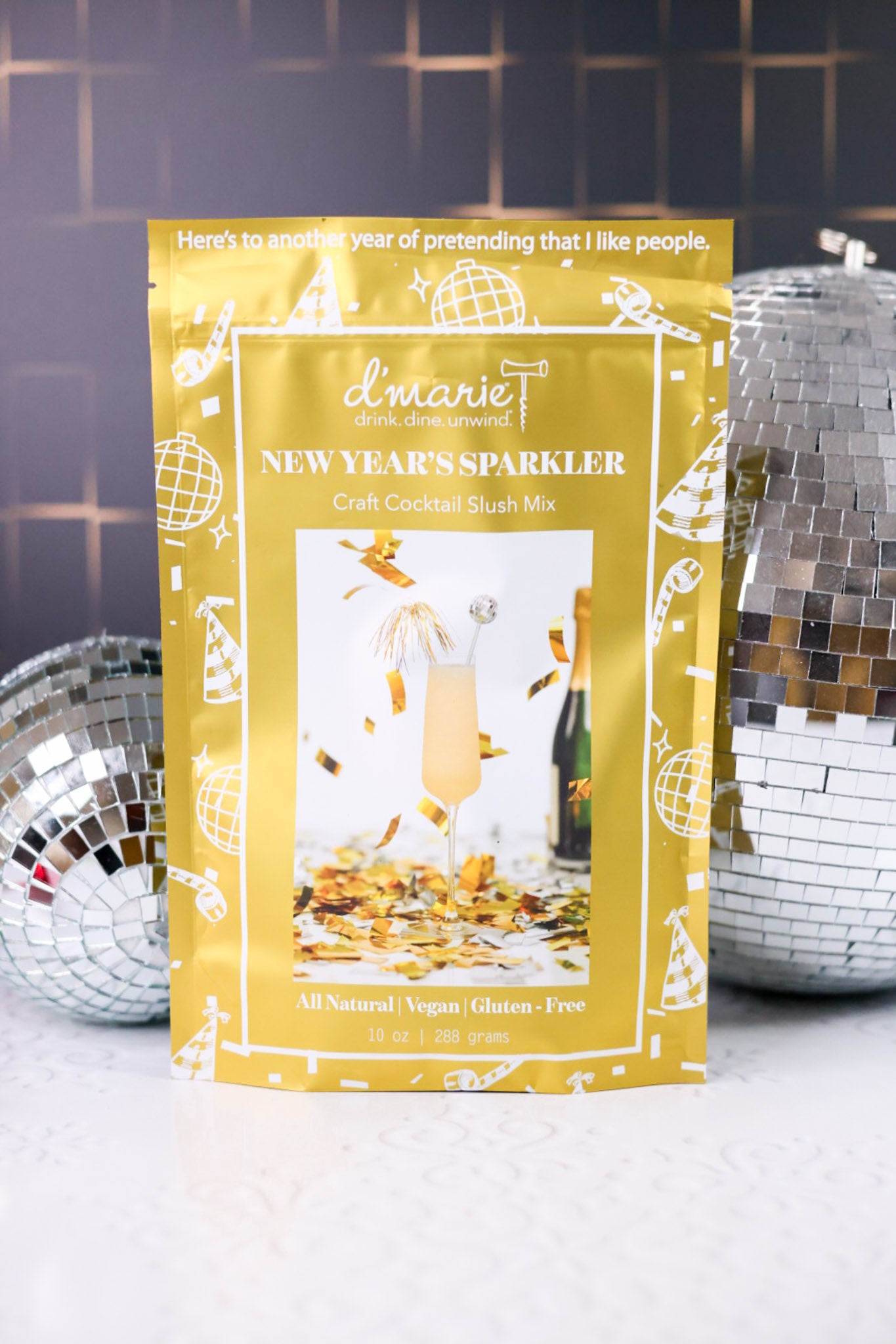New Year's Eve Craft Cocktail Slush Mixes (2 Flavors)