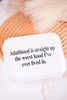 Adulthood is the Worst Hood Small Personal Tray