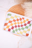 Colorful Wavy Checkered Small Personal Tray