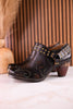 Western Inspired "Kacielou" Black leather Shoes