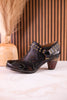 Western Inspired "Kacielou" Black leather Shoes