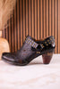 Western Inspired "Kacielou" Black leather Shoes