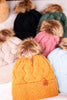 Colorful Knit Pom Pom Beanie (6 Colors)