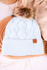 Colorful Knit Pom Pom Beanie (6 Colors)