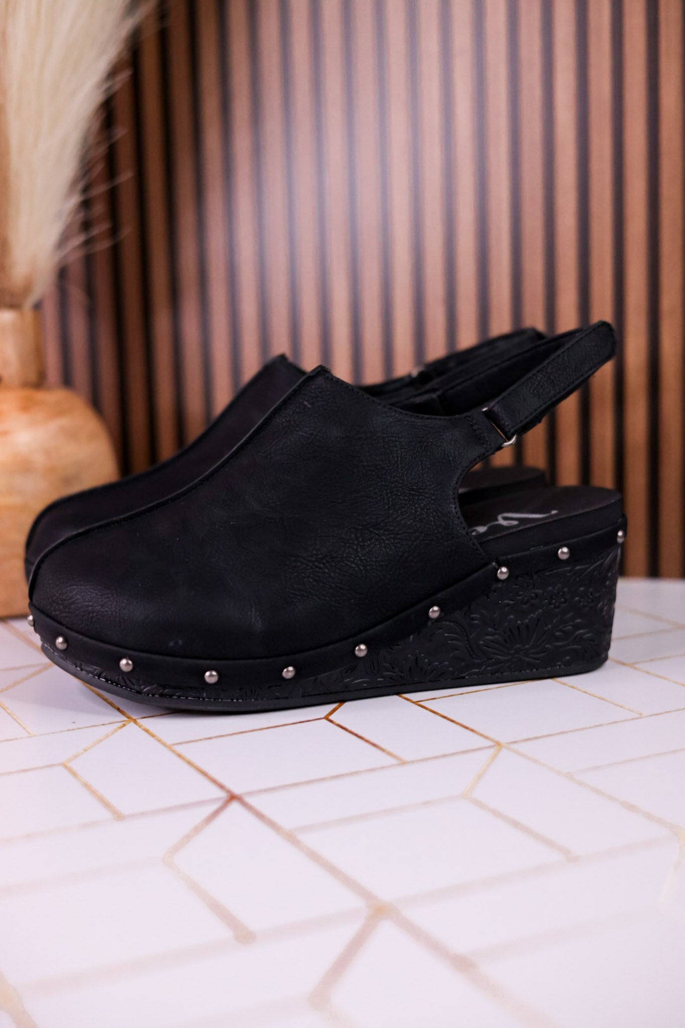 The Miranda Platform Mules In Black