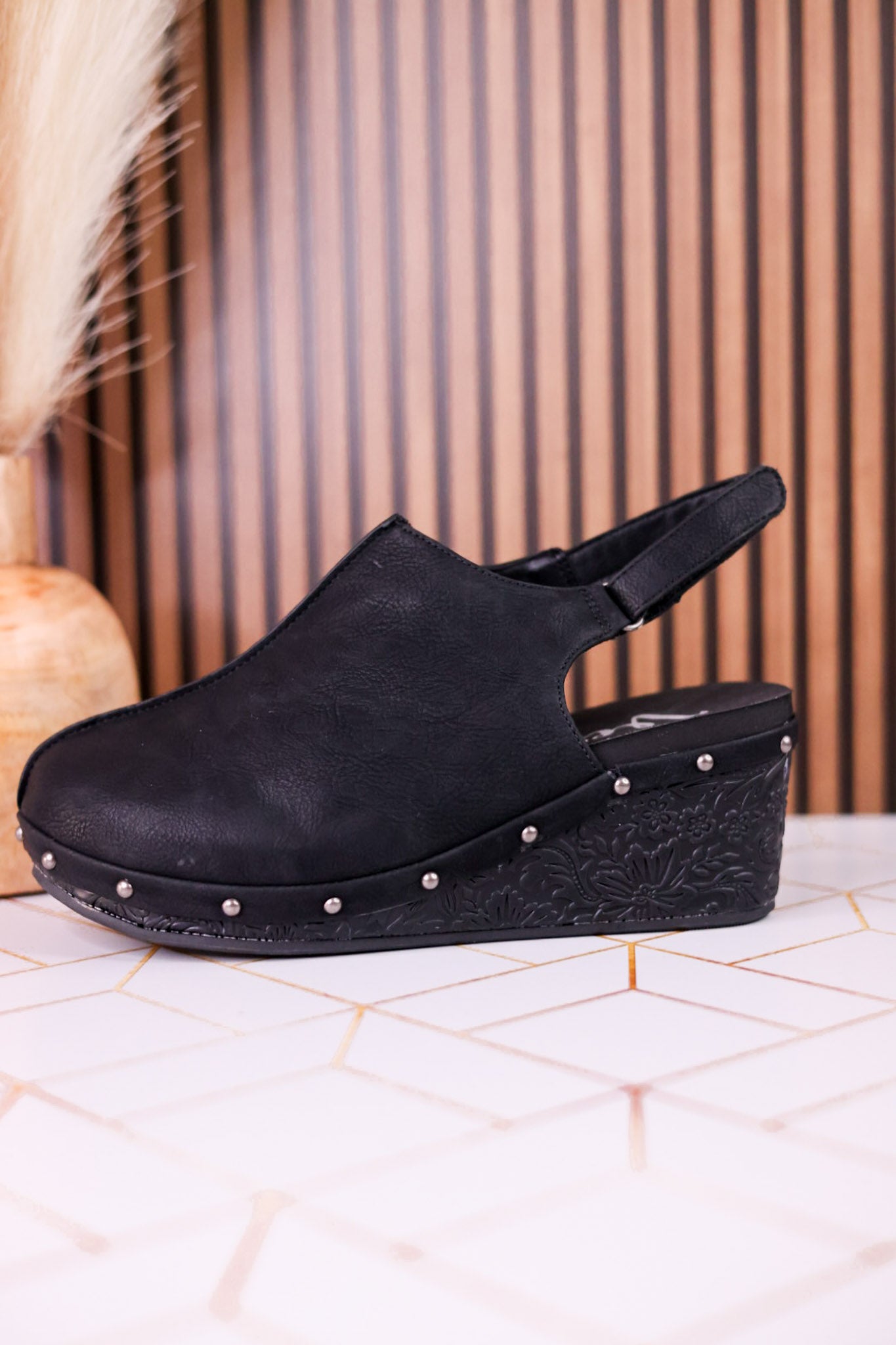 The Miranda Platform Mules In Black