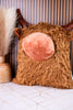 17" Highland Cow Pillow