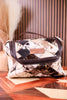 Travel Toiletry Bag in Brown Hair-On Leather