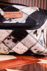 Black Hair-On Leather Travel Toiletry Bag