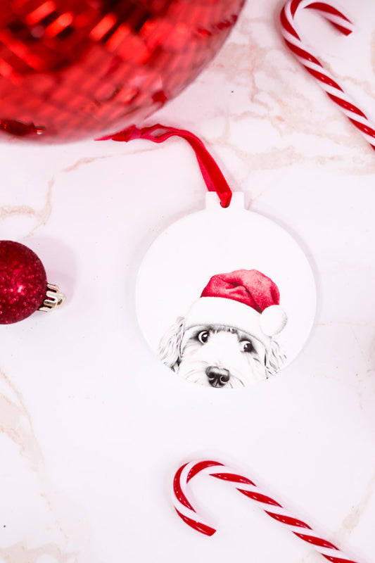 4" Ceramic Dog Ornament