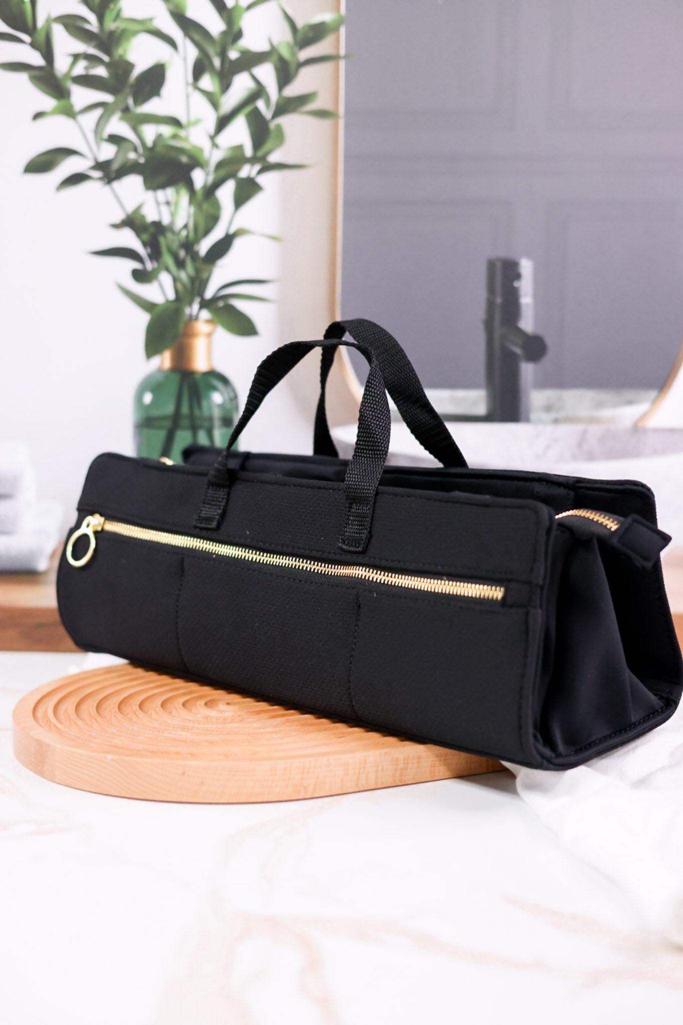 Black Hair Tools Travel Bag