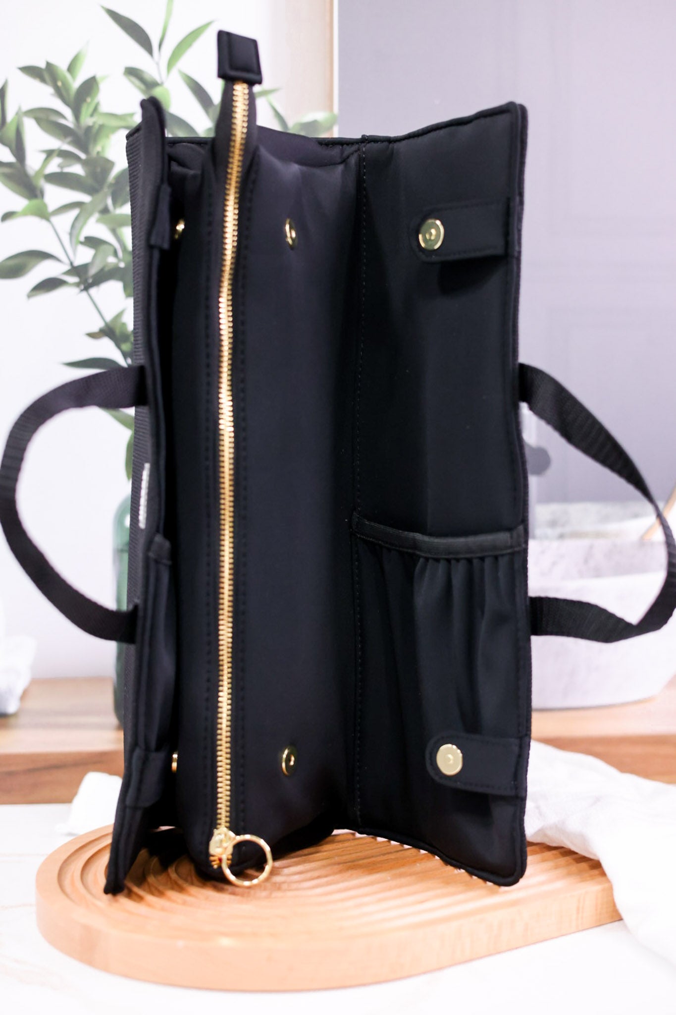 Black Hair Tools Travel Bag