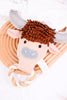 Highland Cow Canvas & Rope Dog Toy