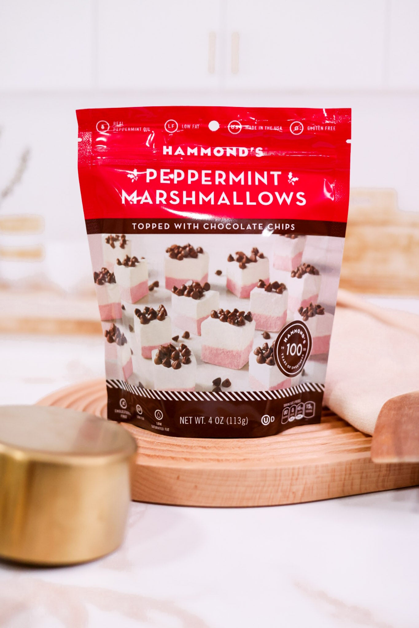 Peppermint Marshmalllows With Chocolate Chips