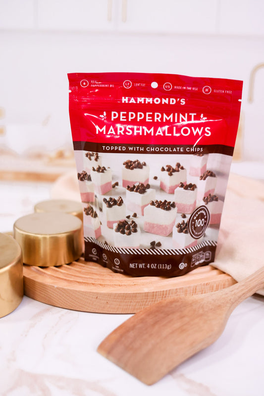 Peppermint Marshmalllows With Chocolate Chips